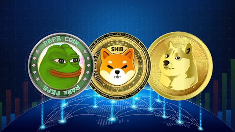 ビットコイン急騰がミームコインマニアに飛び火： DOGE、PEPE、SHIBがリード！