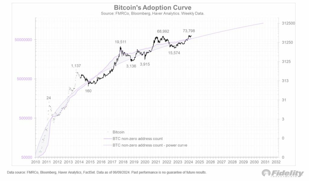 ビットコインの普及曲線
