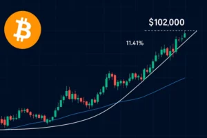 ビットコインが$90,000を上回ったまま推移、$102,000突破が迫るポジティブな市場動向