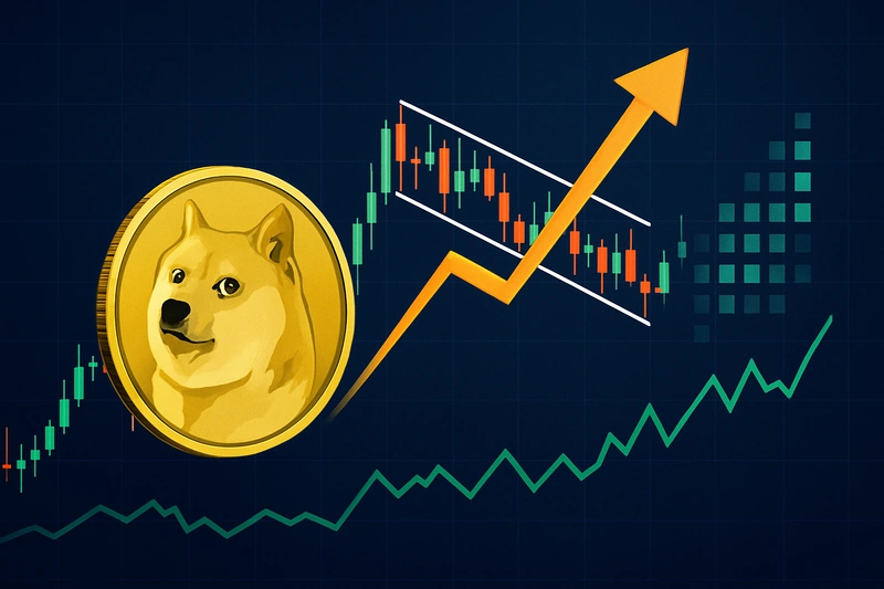 ドージコイン（DOGE）の価格が$0.22を視野に、$55MのDOGEショートポジションが清算の危機に直面