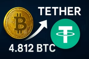 テザー、ビットコイン保有量を4,812 BTCの追加購入で拡大