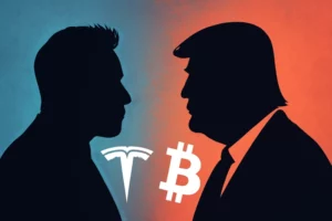 トランプとマスクの公の争いが、伝統的な市場と暗号通貨市場の両方を揺るがす